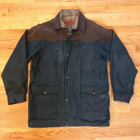 Chilko Waxed Field Coat Canada Men Large Vintage - Picture 1 of 12